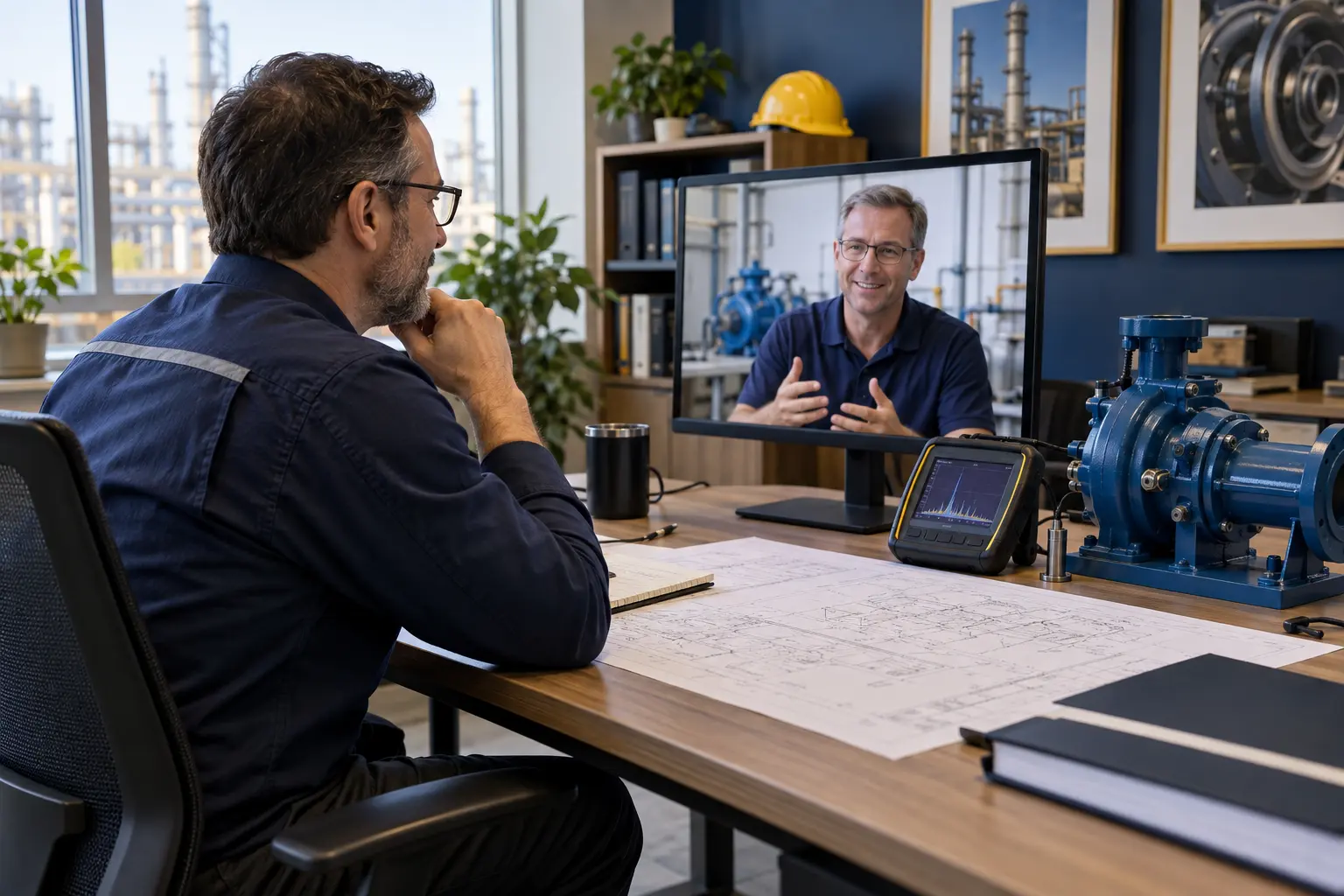 Predictive Maintenance Customer Support | Failure Prevention Associates Industrial maintenance leader in an online reliability consultation